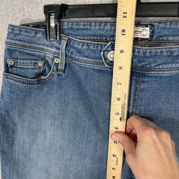 Levis 515 Bermuda Shorts 14P Capri Stretch Pocket Flap Faded Granny‎ 14 Inseam - Picture 7 of 12